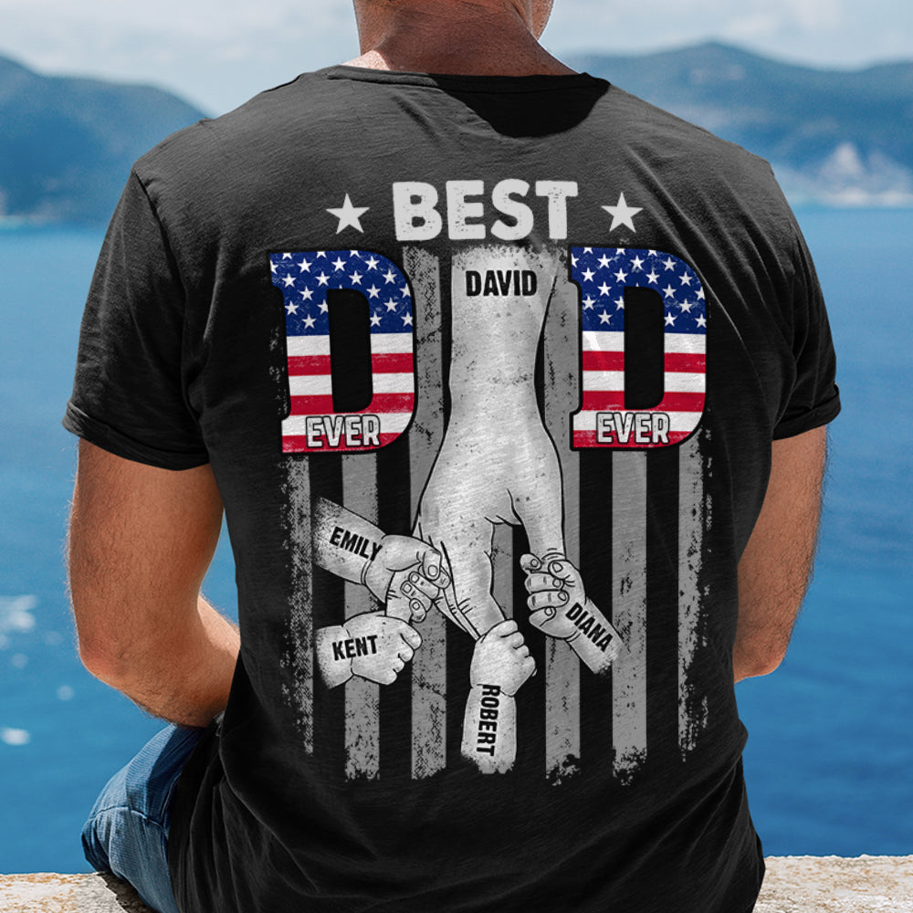 Best Dad Ever, Personalized Shirt, Father's Day Gift, Birthday Gift For Dad - Shirts - GoDuckee