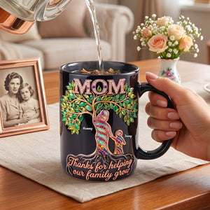 Mom Family Tree Magic Coffee Mug - Personalized Gifts For Mom 04HUTN150426 - Coffee Mug - GoDuckee