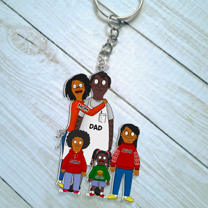 Personalized Gifts For Family Keychain 02qhhu241224hg - Keychains - GoDuckee