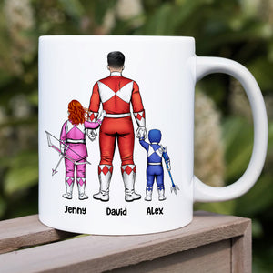 The Power Dad Need Sidekicks 01QHHN040523HH Personalized Family Mug - Coffee Mug - GoDuckee