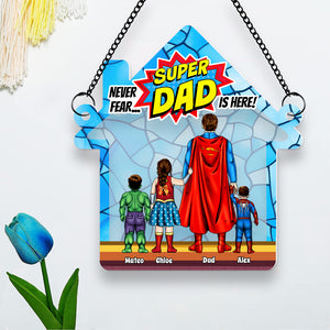 Personalized Gifts For Dad Suncatcher Window Hanging Ornament 02HUDT020524PA Father's Day - Ornaments - GoDuckee