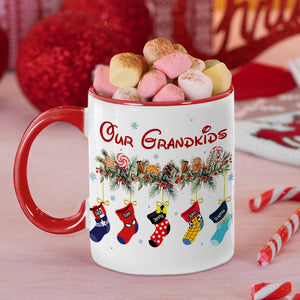 Grandma's Little Grandkid Socks 01natn301023 Personalized Accent Mug - Coffee Mug - GoDuckee