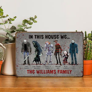 Personalized Gifts For Horror Movie Lover Metal Sign 02naqn090724 - Metal Signs - GoDuckee