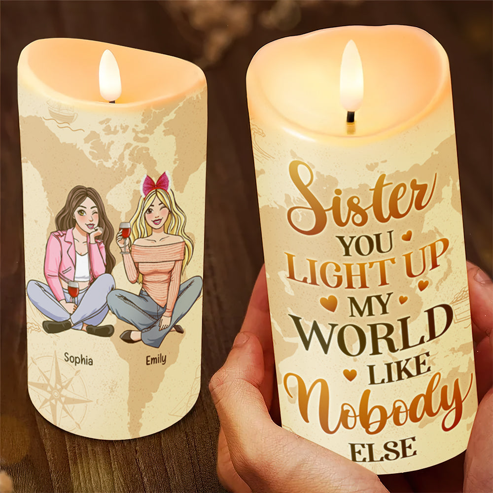 Personalized Gifts For Best Friends LED Candle 05kaqn171224hhpa - Led Candle - GoDuckee
