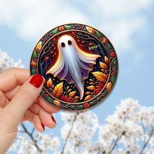 Personalized Gifts For Halloween Ghost Suncatcher Ornament 101acqn060924 - Ornament - GoDuckee