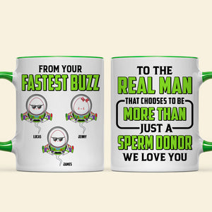 Funny Sperm Dad Accent Mug - Personalized Gifts For Dad 02PJTN190525 - Coffee Mug - GoDuckee
