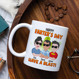 Dad Farter's Day White Mug 01dntn310523hh - Coffee Mug - GoDuckee