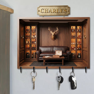 Drink Room Key Hanger - Personalized Gifts For Drinking Lovers 05kiqn181225 - Wood Sign - GoDuckee