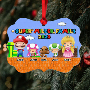 Gift For Family, Personalized Ornament, Game Lover Family Ornament, Christmas Gift 01NAHN210823 - Ornament - GoDuckee