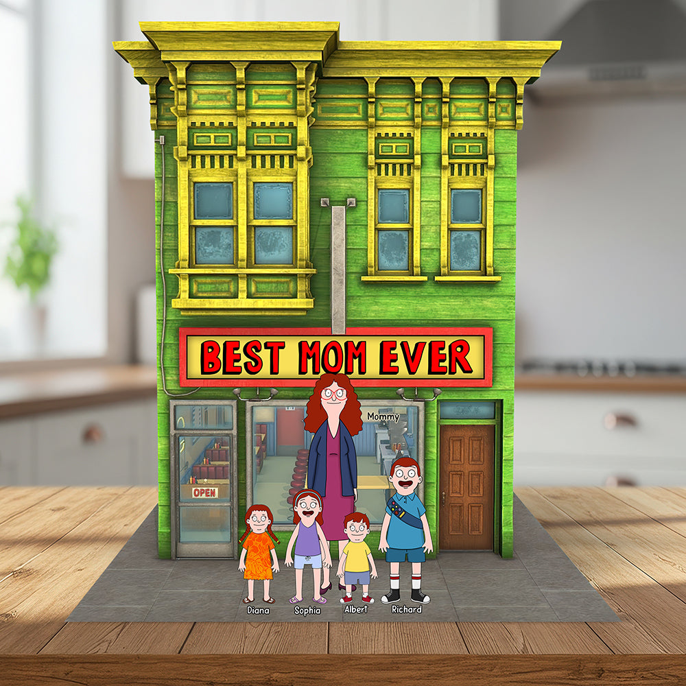 Personalized Gifts For Mom Plaque Best Mom Ever 011naqn090425hg - Shaped Plaques - GoDuckee