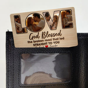 Custom Photo Gifts For Couple Aluminum Wallet Card 01xqqn020125 - Wallet Card - GoDuckee