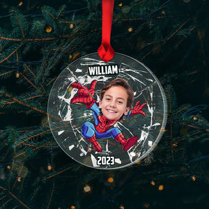 Gift For Family, Personalized Acrylic Ornament, Custom Image Kids Ornament, Christmas Gift 05NAHN110923 - Ornament - GoDuckee