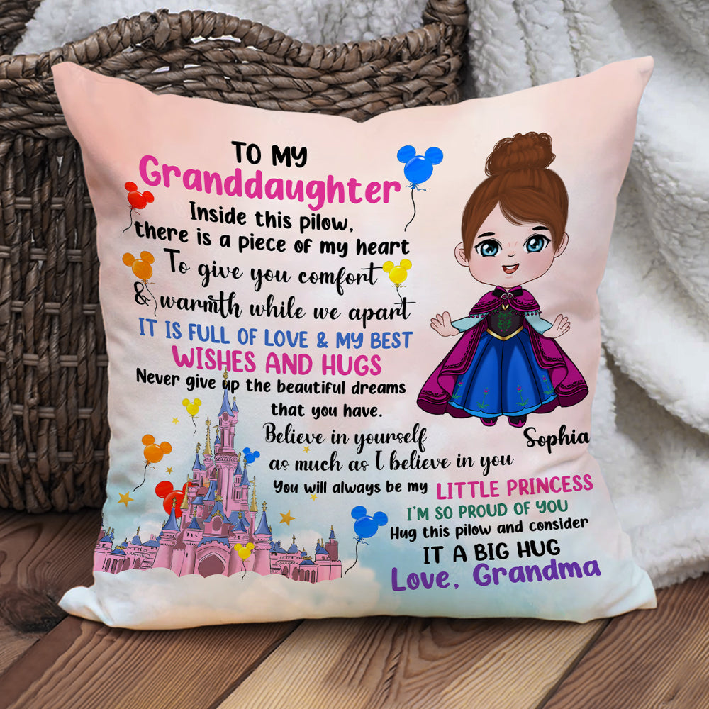 Proud grandma outlet pillow