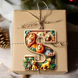 Custom Alphabet Letter Gifts For Movie Lover Acrylic Ornament Christmas 05XQQN251024 - Ornament - GoDuckee