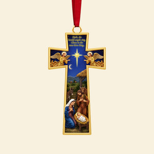 Gifts For Jesus Lover, Jesus Christmas Acrylic Ornament 01hyta171025 - Ornament - GoDuckee