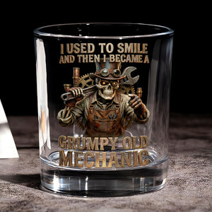 Grumpy Old Mechanic Decanter Set - Personalized Gift For Mechanics 04PADT030326 - Bottle - GoDuckee