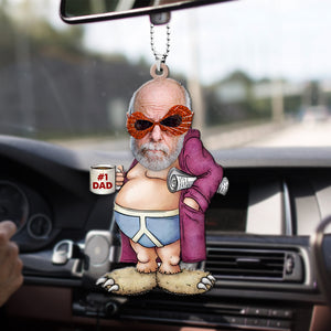 Custom Photo Gifts For Dad Car Ornament 04HUMH120324 Father's Day - Ornaments - GoDuckee