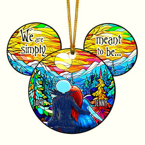 Personalized Gifts For Couple Christmas Ornament 03ACDT280924 - Ornament - GoDuckee