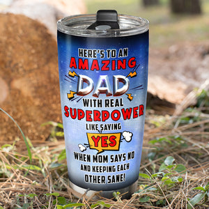 The Amazing Dad, Personalized Tumbler - 20oz TZ-TCTT-06dnpo090523HH - Tumbler Cup - GoDuckee