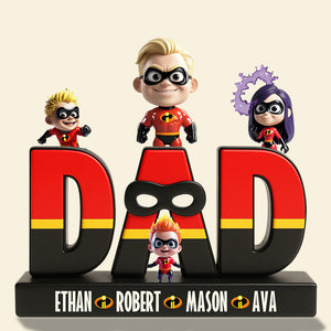 Super Dad Acrylic Plaque Gifts For Dad 012NADT230425 - Shaped Plaques - GoDuckee