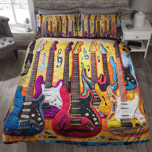 Gifts For Guitar Lovers Quilt Bed Set 05qnqn301024 - Blanket - GoDuckee