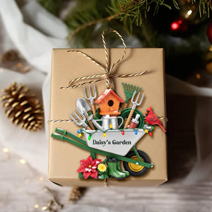 The Gardener's Tool Caddy Ornament - Personalized Christmas Gifts For Gardeners 06HULU230925 - Ornament - GoDuckee