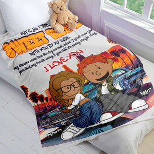 Personalized Gifts For Couple Blanket, Lowrider Car Lover 04QHLU030125HG - Blanket - GoDuckee