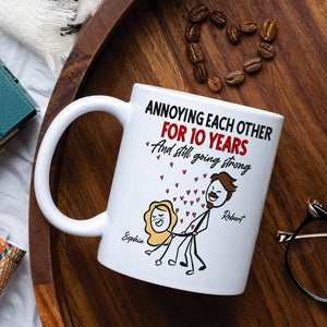 Romantic Couple, Forever In Love, Personalized Coffee Mug, A Timeless Gift For Couples, - Coffee Mug - GoDuckee