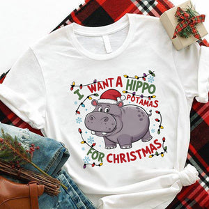 Christmas Gifts For Hippopotamus Lovers Shirt 200acxx260824 - Shirts - GoDuckee