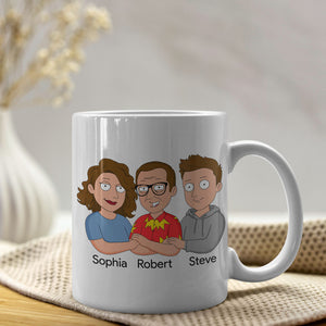 The Best Father Search Personalized Coffee Mug DR-WHM-04dnpo150523 - Coffee Mug - GoDuckee