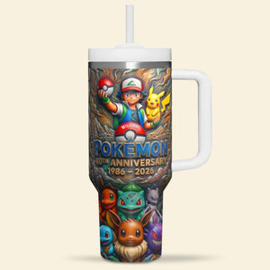 40th Anniversary Monster Trainer Tumbler - Personalized Anniversary Gift 01toqn120326-Homacus