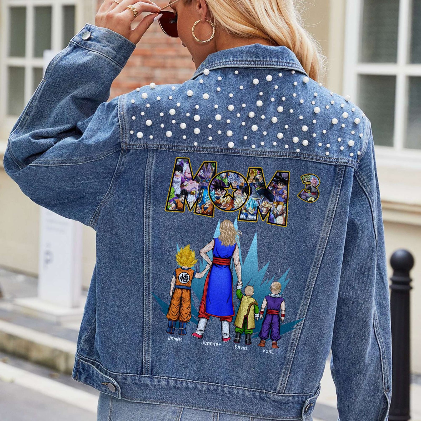 Personalized Gifts For Mom Denim Jacket The Best Mom 04QHQN010424HH - Denim Jacket - GoDuckee