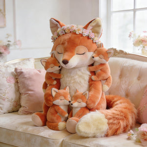 Fox Mom Pillow - Personalized Gifts For Mom 03PGLU170326 - Pillow - GoDuckee
