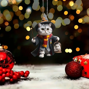 Magic Cat Ornament Halloween Gifts For Cat Lover 01acxx250824 - Ornament - GoDuckee