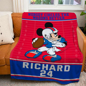 American Football Personalized Blanket, Gift For American Football Lovers - Blanket - GoDuckee
