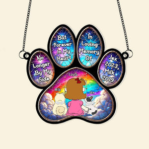 Personalized Gifts For Dog Lover Window Hanging Suncatcher Ornament 02XQMH270325HG - Ornament - GoDuckee