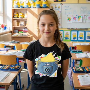 Cute Cartoon Shirt Personalized Back To School Gifts For Kids 01tgtn310725 - Shirts - GoDuckee