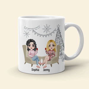 Our Friendship Has Saved Me Thousands In Therapy, Personalized Coffee Mug, Gift For Friends - Coffee Mug - GoDuckee