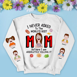 Personalized Gifts For Mom Shirt World's Best Mom 01KAQN250325HG - AOP Products - GoDuckee