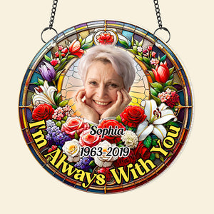 Custom Photo Gifts For Christmas Suncatcher Ornament Heaven Memorial 10ACDT090924 - Ornament - GoDuckee