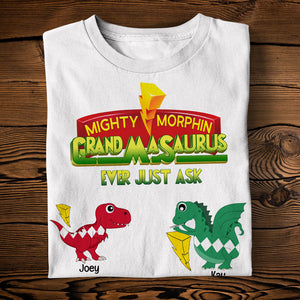 Personalized Gifts For Mothers Shirt Cute Dino Kids 03KALU210225 - Shirts - GoDuckee