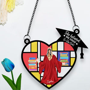 Personalized Gifts For Graduation Suncatcher Window Hanging Ornament 03NAQN070524 - Ornaments - GoDuckee