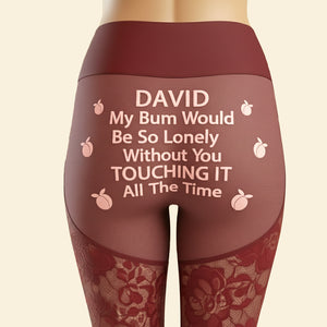 Personalized Funny Gifts For Her Woman Leggings Touching All The Time 05ohtn171025 - Shorts and Pants - GoDuckee