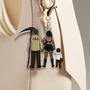 Personalized Gifts For Family Keychain 05qhhu240225hg - Keychains - GoDuckee