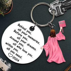 Personalized Gifts For Graduation Tag Keychain 02ACDT131224TM - Keychains - GoDuckee