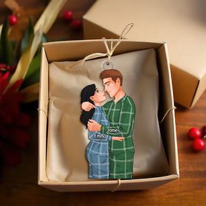 Personalized Gifts For Couple Christmas Ornament 02ACPU111124DA