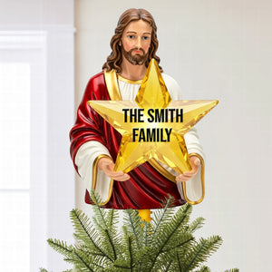 Holiday Acrylic Christmas Tree Topper – Personalized Gifts For Christians 04pgqn151125 - Ornament - GoDuckee