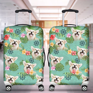 Custom Photo Gifts For Dog Lovers Luggage Cover 01ACDT040724 - Luggage Covers - GoDuckee