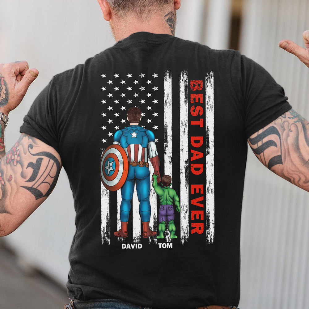Best Dad Ever Personalized Shirt, Gift For Father's Day Ver 2.0 - Shirts - GoDuckee