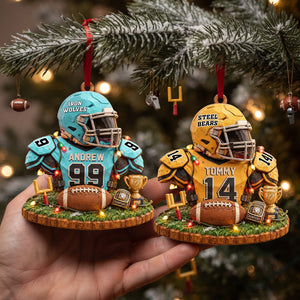 Bulk Up Sport Wood Effect Ornament, Personalized Gifts 03QHLU141026 - Ornament - GoDuckee